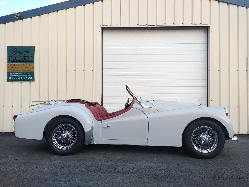 TRIUMPH TR3A OVERDRIVE BRETAGNE ROADSTER