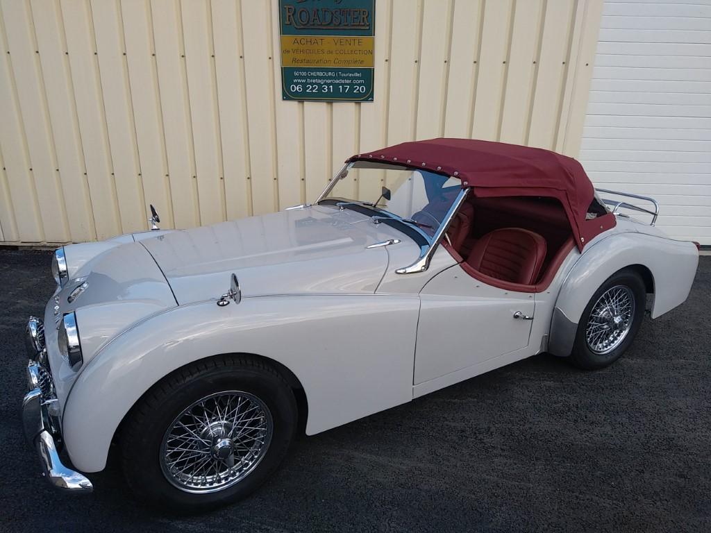 TRIUMPH TR3A OVERDRIVE BRETAGNE ROADSTER
