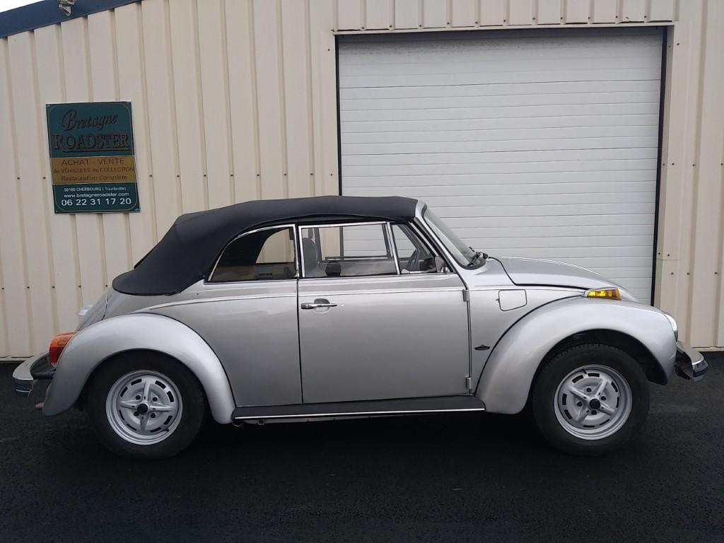 coccinelle cabriolet grise , bretagne roadster