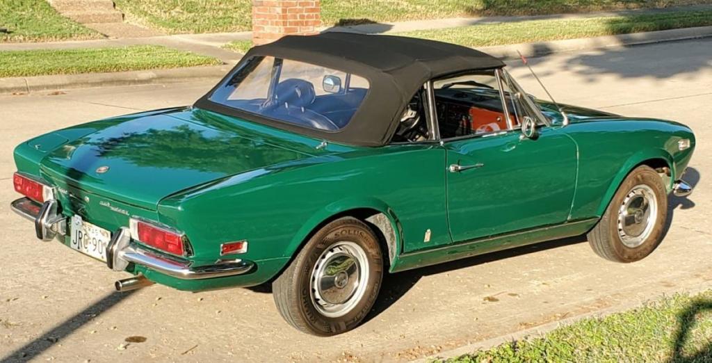 fiat spider 124 bretagne roadster