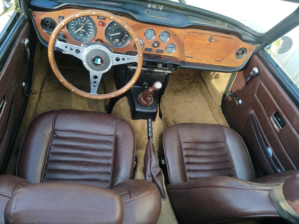 triumph tr6 overdrive , bretagne roadster