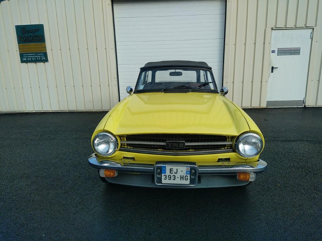 triumph tr6 overdrive , bretagne roadster