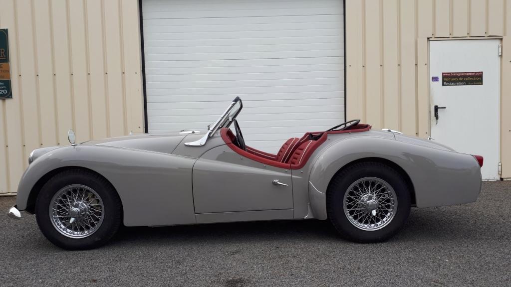 TRIUMPH TR3A OVERDRIVE BRETAGNE ROADSTER