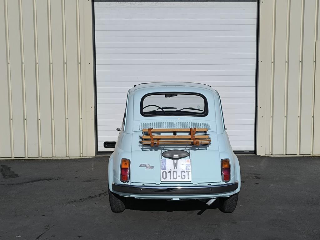 FIAT 500 R AQUA MARINA BLUE BRETAGNE ROADSTER