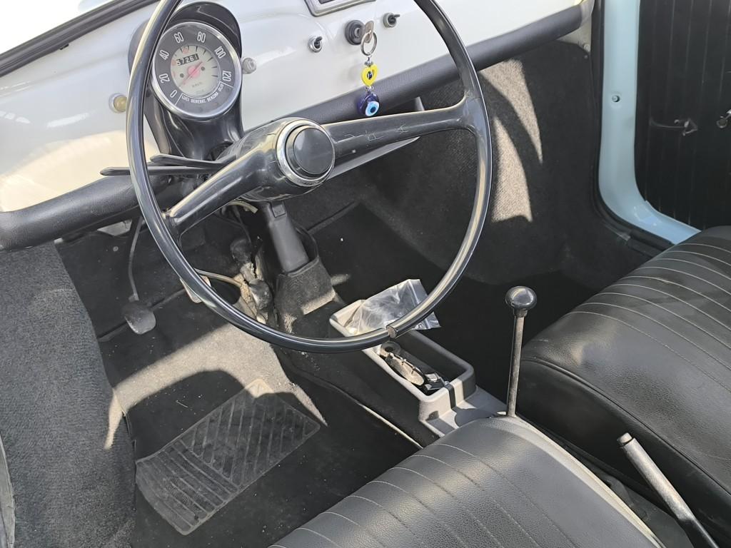 FIAT 500 R AQUA MARINA BLUE BRETAGNE ROADSTER