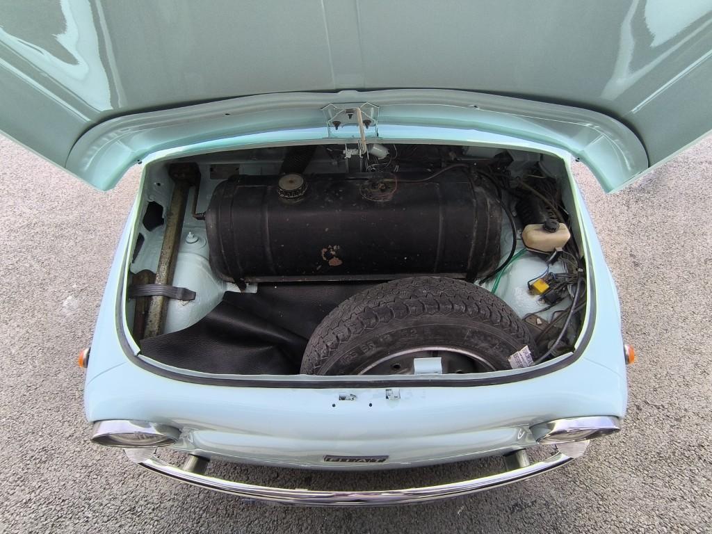 FIAT 500 R AQUA MARINA BLUE BRETAGNE ROADSTER