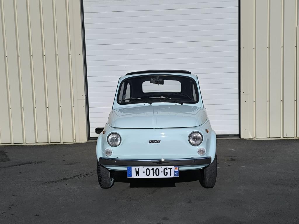 FIAT 500 R AQUA MARINA BLUE BRETAGNE ROADSTER