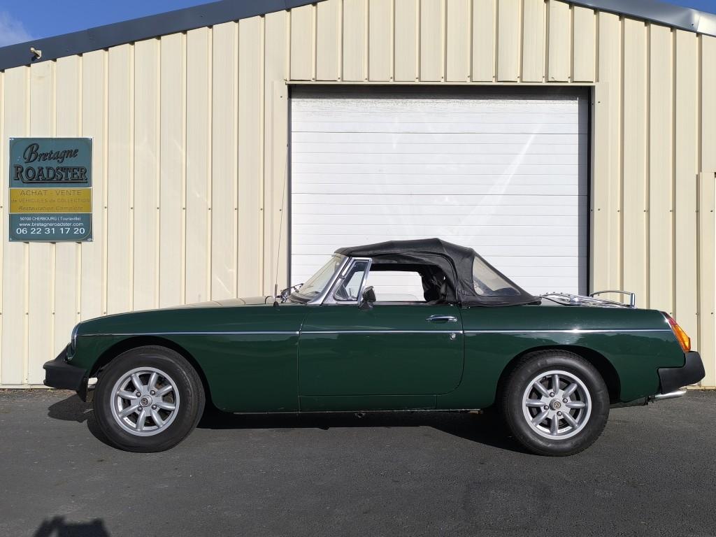 MGB CABRIOLET VERTE BRETAGNE ROADSTER