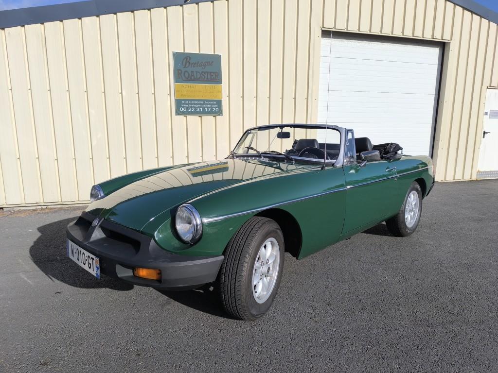 MGB CABRIOLET VERTE BRETAGNE ROADSTER