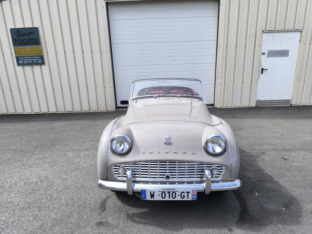TRIUMPH TR3A OVERDRIVE BRETAGNE ROADSTER