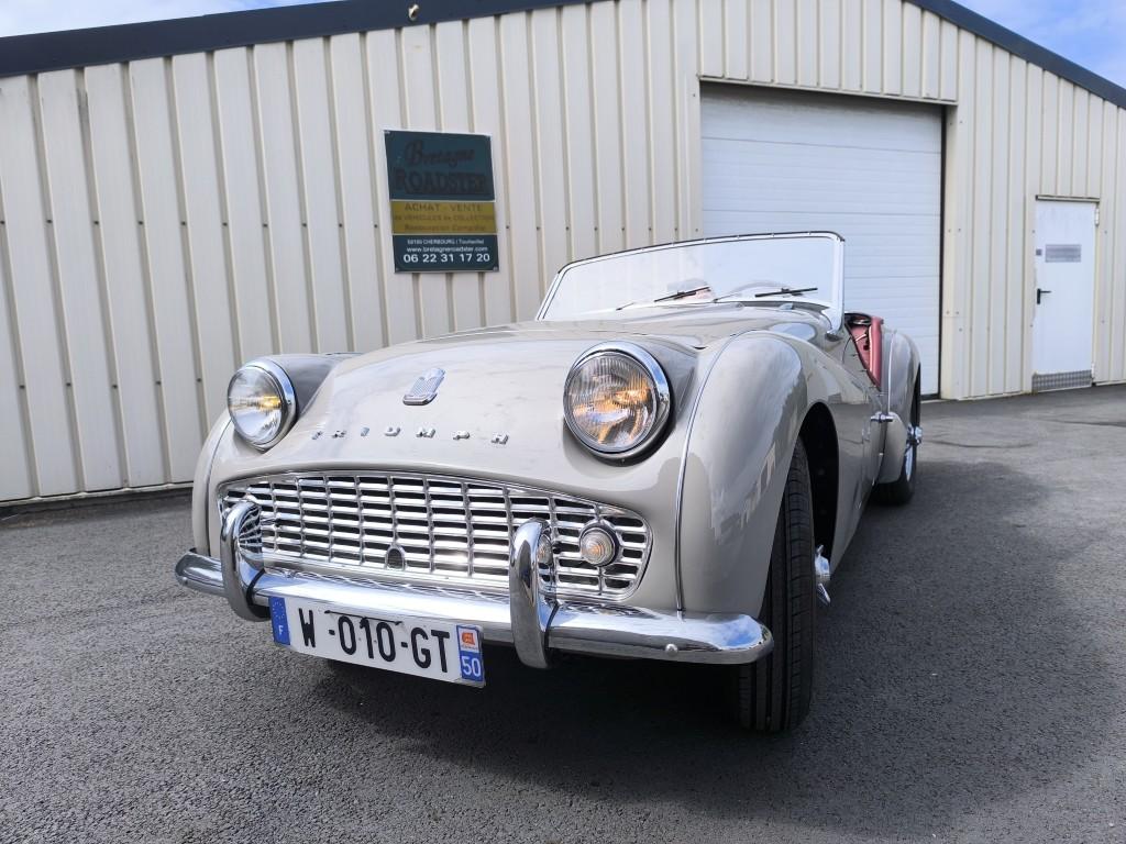 TRIUMPH TR3A OVERDRIVE BRETAGNE ROADSTER