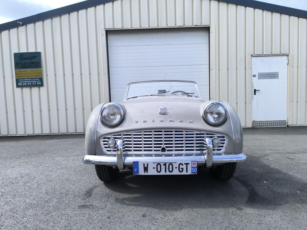 TRIUMPH TR3A OVERDRIVE BRETAGNE ROADSTER