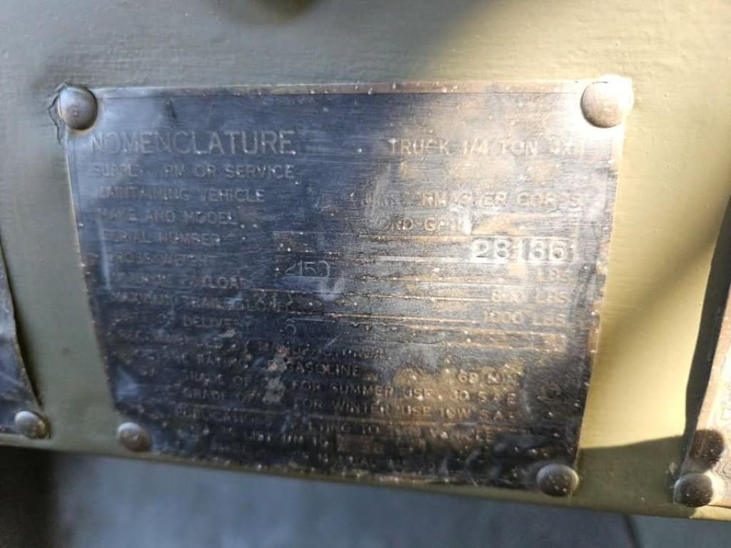 JEEP GPW FORD BRETAGNE ROADSTER