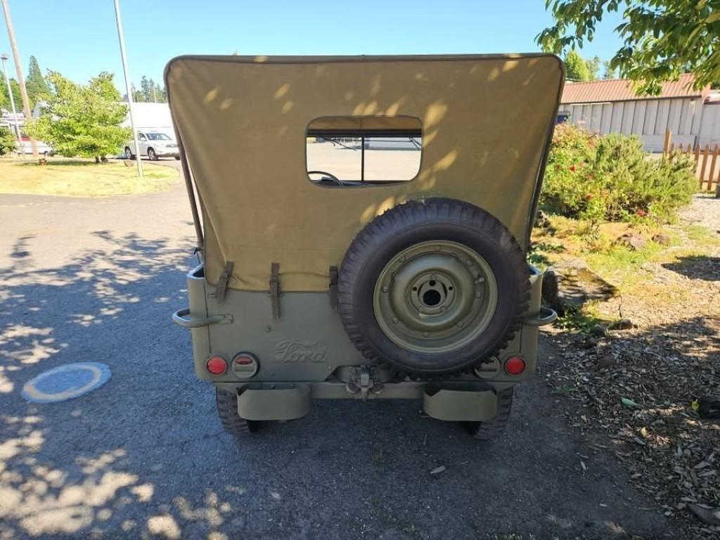 JEEP FORD GPW OCTOBRE 1942 BRETAGNE ROADSTER
