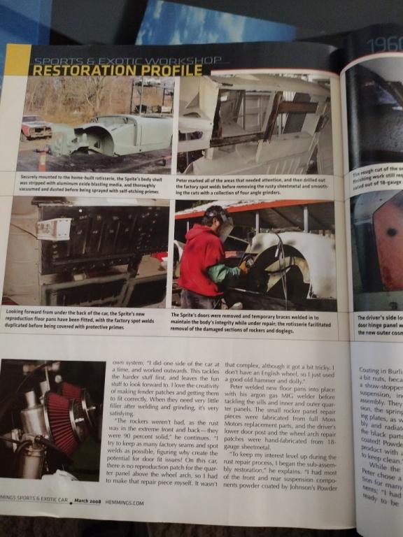 AUSTIN HEALEY FROG EYE BRETAGNE ROADSTER