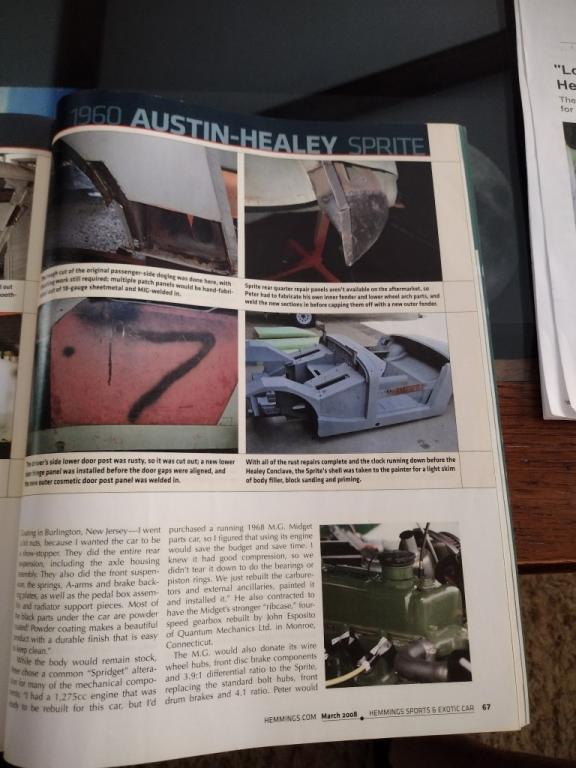 AUSTIN HEALEY FROG EYE BRETAGNE ROADSTER