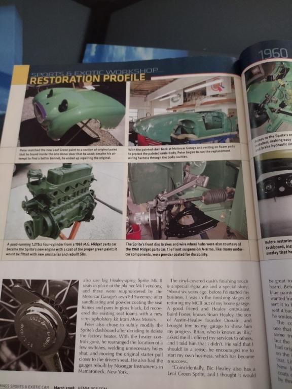 AUSTIN HEALEY FROG EYE BRETAGNE ROADSTER