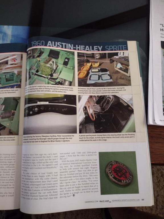 AUSTIN HEALEY FROG EYE BRETAGNE ROADSTER