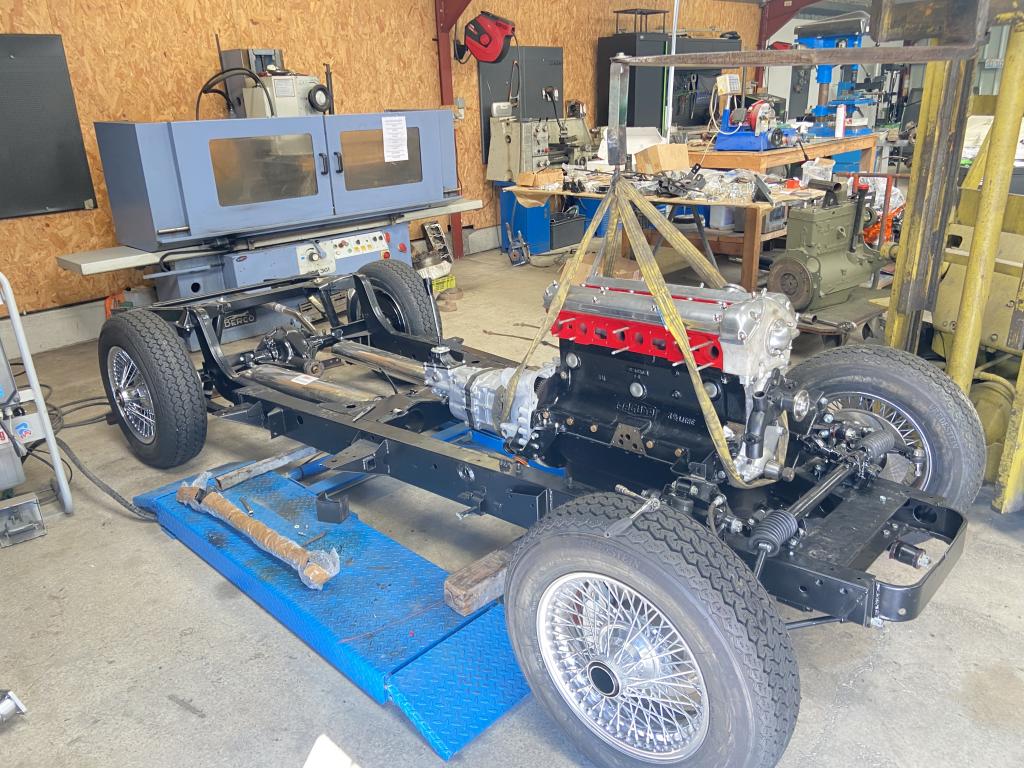 MOTEUR RESTAURATION JAGUAR XK 140