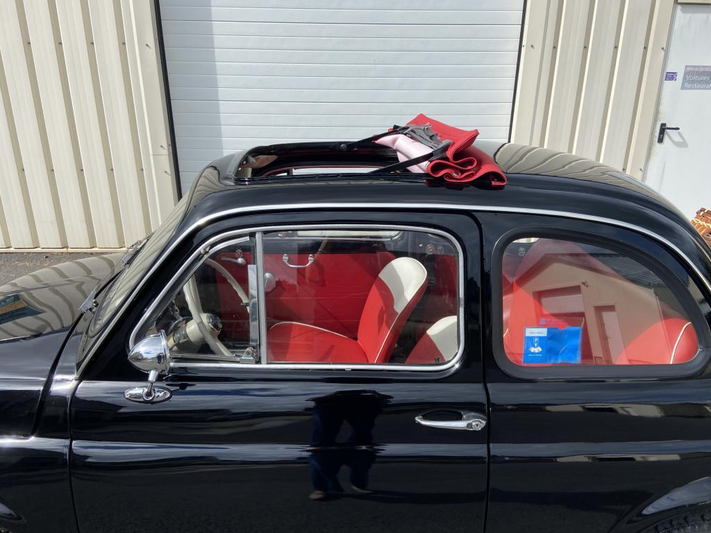 FIAT 500 NOIRE VOITURE DE COLLECTION A VENDRE BRETAGNE ROADSTER