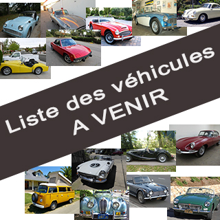 Liste des vehicules à venir de Bretagne Roadster